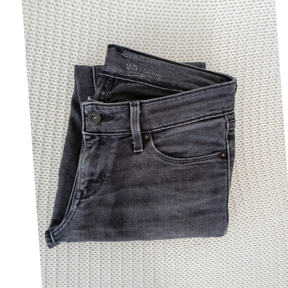Levi's Demi Curve Skinny Jeans Faded Black Y2K Low Rise Denim 25 - Picture 12 of 12
